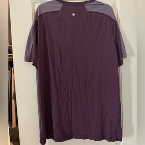 lululemon athletica Men's Purple gym Shirt Large